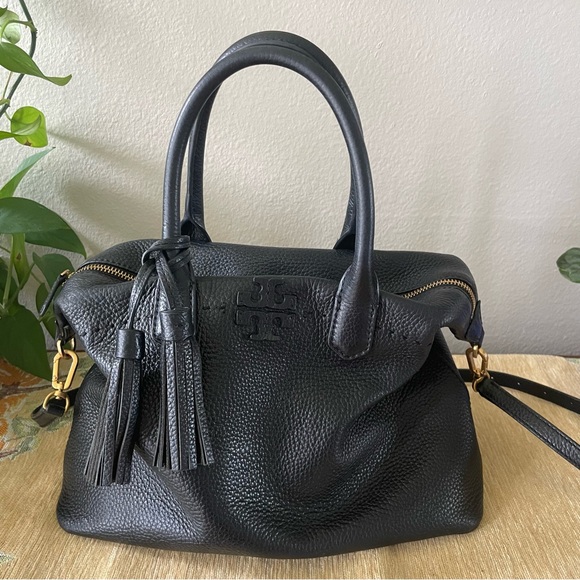 Tory Burch McGraw slouchy leather satchel - Picture 1 of 13